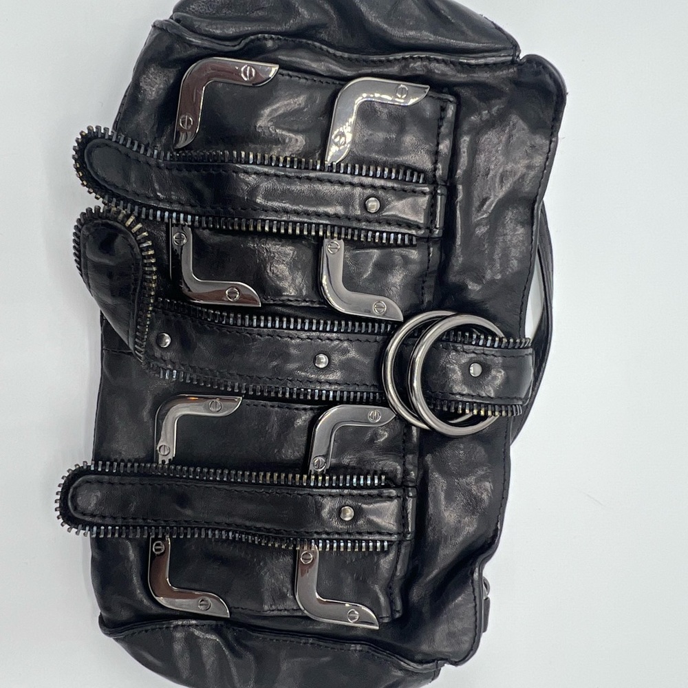 Ash leather bag
